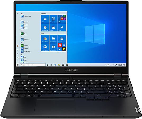 Lenovo® Legion 5 Gaming Notebook, 15.6" Screen, AMD Ryzen 5-4600H, 8GB Memory, 1TB Hard Drive/256GB Solid State Drive, Wi-Fi 6, Windows® 10, NVIDIA GeForce GTX 1650 Dedicated Graphics, 82B500FVUS