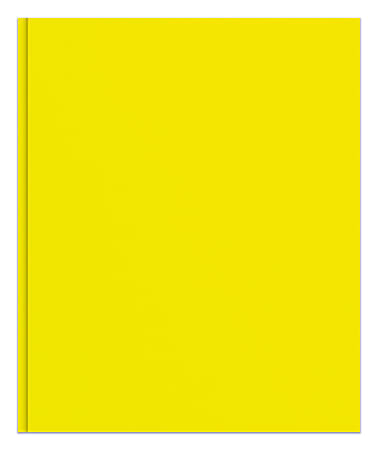 Office Depot® Brand 2-Pocket School-Grade Paper Folder with Prongs, Letter Size, Yellow