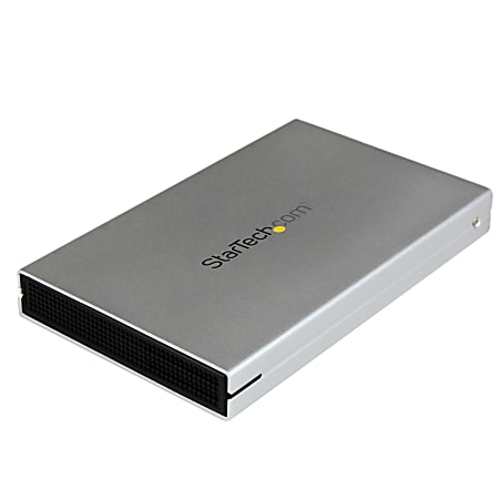 StarTech.com 2.5" External Hard Drive Enclosure - Supports UASP - eSATAp or USB 3.0 - Aluminum - eSATA Enclosure - SSD/HDD