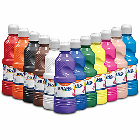 Prang Ready To Use Tempera Paint 16 Oz, Crayola Bathtub Finger Paint Soap 5 Pack New Vibrant Colors
