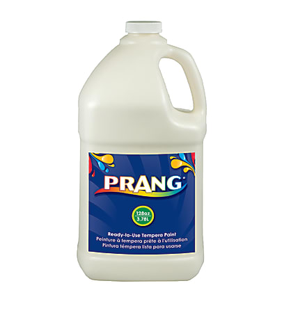 Prang® Ready-To-Use Tempera Paint, 128 Oz., White