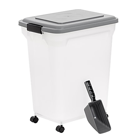 Iris Airtight Container, 55 Qt, Gray