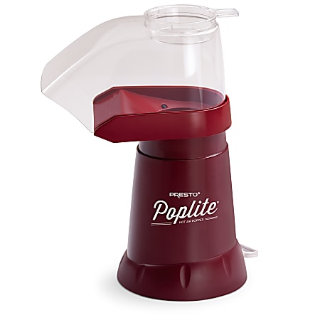 Presto poplite hot air popcorn popper 18 cups in less than 2 1/2 minutes,  new