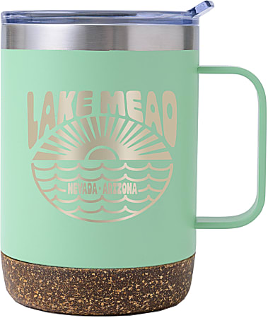 Saratoga Cork Bottom Brite Mug 12 oz