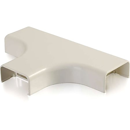 C2G Wiremold Uniduct 2900 Bend Radius Compliant Tee - Ivory - Ivory - Polyvinyl Chloride (PVC)