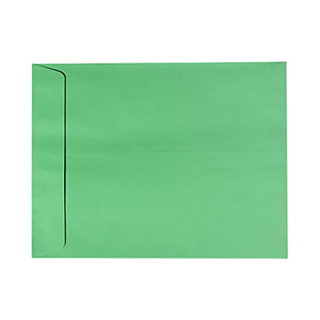 LUX Open-End 9" x 12" Envelopes, Peel & Press Closure, Holiday Green, Pack Of 500