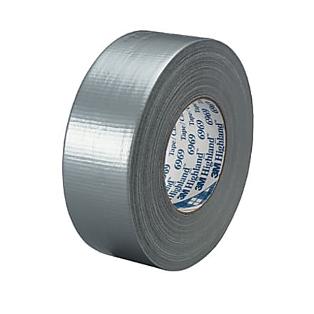 3M™ 6969 Duct Tape, 2" x 60 Yd., Silver, Case Of 3