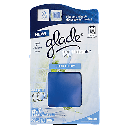 Glade® Decor Scents™ Refills, Clean Linen®, Pack Of 2