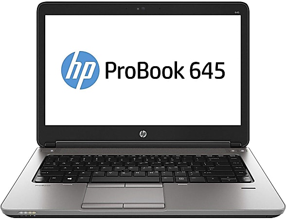 HP Probook 645 G1 Refurbished Laptop, 14" Screen, AMD A6, 8GB Memory, 128GB Solid State Drive, Windows® 10, 645G1.A6.8.128