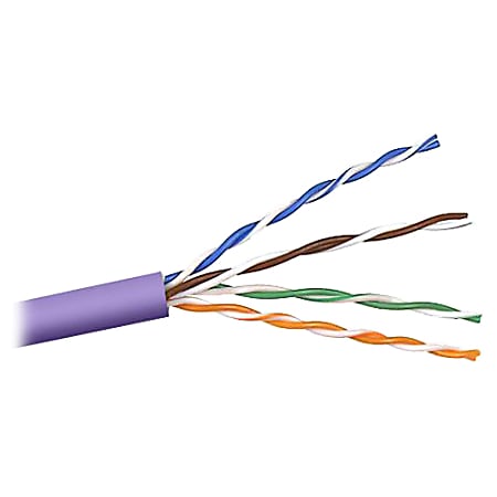 Belkin Cat5e Patch Cable - 1000ft - Purple