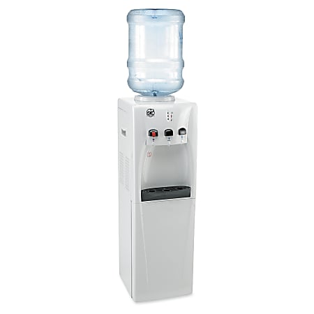 Genuine Joe Water Cooler, 5 Gallon Capacity, White