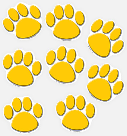Teacher Created Resources Decorative Accents, Paw Prints, Pack Of 30