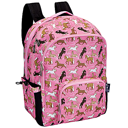 Wildkin Macropak Backpack, Horses In Pink