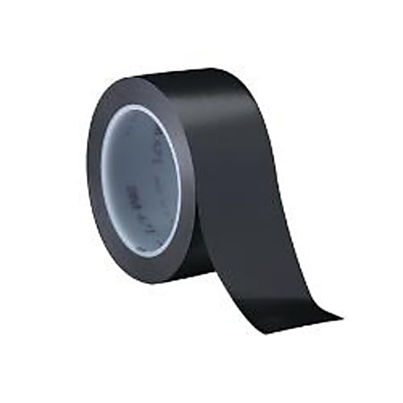 3M® 471 Solid Vinyl Tape, 2" x 36 Yd., Black, Case Of 3