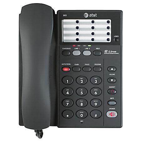 AT&T 983 2-Line Corded Speakerphone