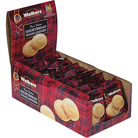 Walker's Cookies Shortbread Highlanders Cookies, Box Of 18