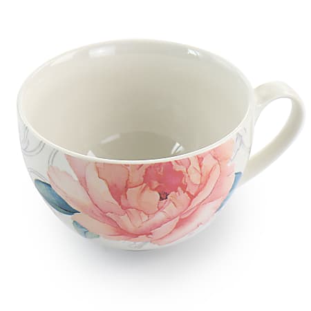Martha Stewart Floral Cup Set White - Office Depot