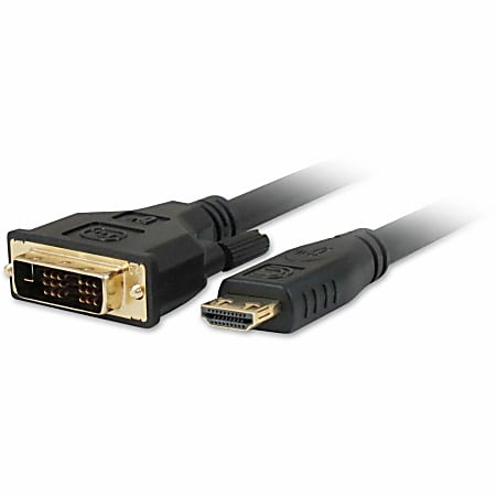 Comprehensive Pro AV/IT Series HDMI to DVI 26 AWG Cable 6ft - 6 ft DVI/HDMI Video Cable  - HDDVI6PROBLK