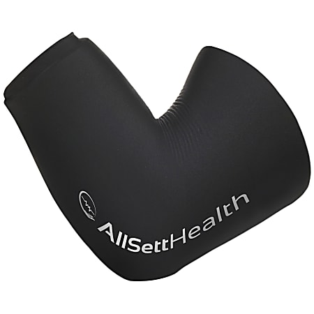 AllSett Health® Gel 360° Hot And Cold Compression Sleeve Wrap, Large, Black