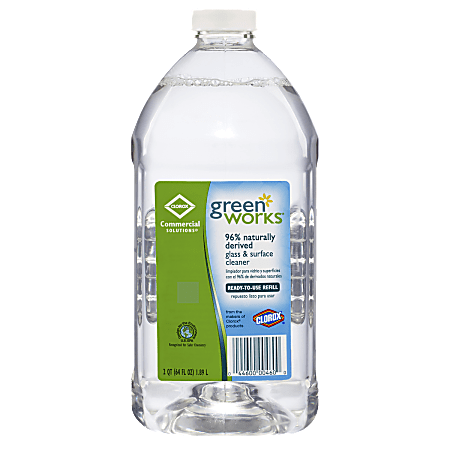 Green Works® Natural Glass & Surface Cleaner, 64 Oz.