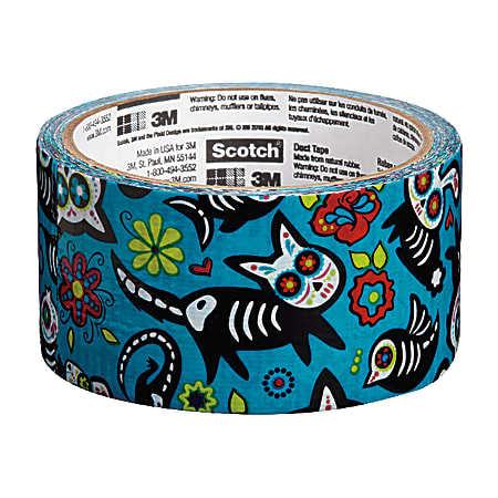 Scotch® Colored Duct Tape, 1 7/8" x 10 Yd., Scary Cat