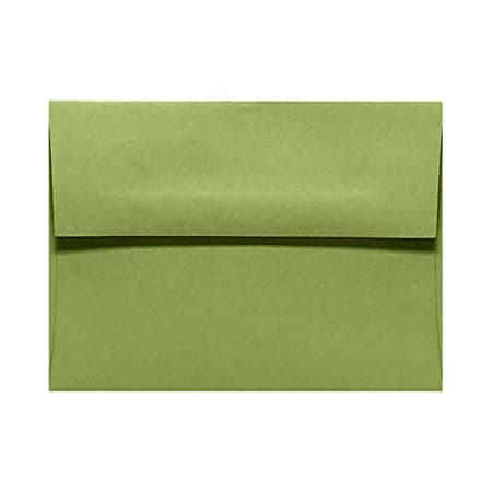LUX Invitation Envelopes, A2, Peel & Press Closure, Avocado Green, Pack Of 1,000