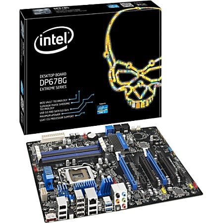 Intel Extreme DP67BG Desktop Motherboard - Intel P67 Express Chipset - Socket H2 LGA-1155 - 10 x Bulk Pack