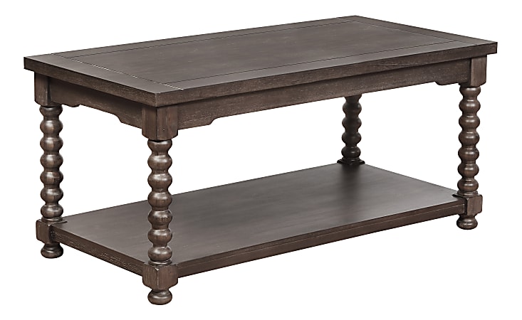 Spindle leg store coffee table