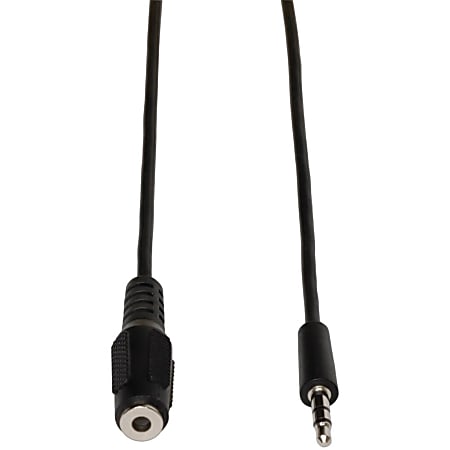 Tripp Lite 25ft 3.5mm M/F Mini-Stereo Audio Extension Cable Shielded 25' - (M/F), 25-ft."