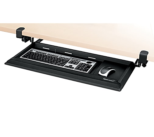 Fellowes® Designer Suites™ DeskReady™ Keyboard Drawer, Black