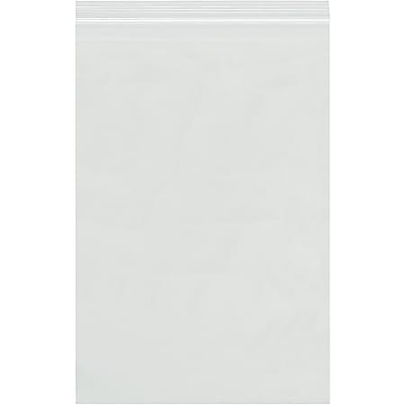 Partners Brand 4 Mil Reclosable Poly Bags, 12" x 15", Clear, Case Of 500