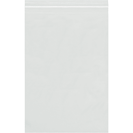 Office Depot® Brand 4 Mil Reclosable Poly Bags, 12" x 15", Clear, Case Of 500