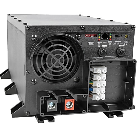 Tripp Lite 24000W APS 24VDC 120V Inverter / Charger w/ Auto Transfer Switching ATS Hardwired - 24V DC - 120V AC - Continuous Power:2400W