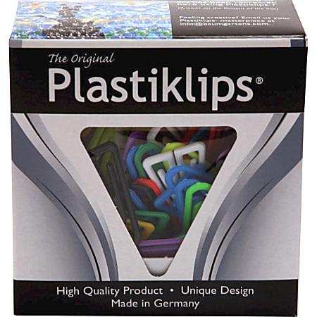 Baumgartens® Plastic Paper Clips, Box Of 200, Large,