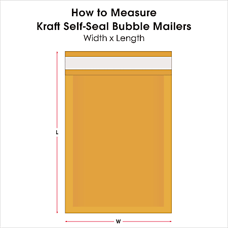 #2-8 1/2x12" Kraft Self-Seal Bubble Mailer-Recycled Golden Kraft Paper 100 