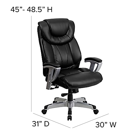 Big and tall 2025 office chair adjustable arms