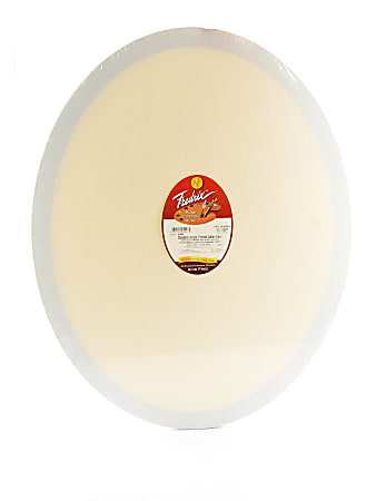 Fredrix Oval Stretched Canvas, 16" x 20" x 1/2"