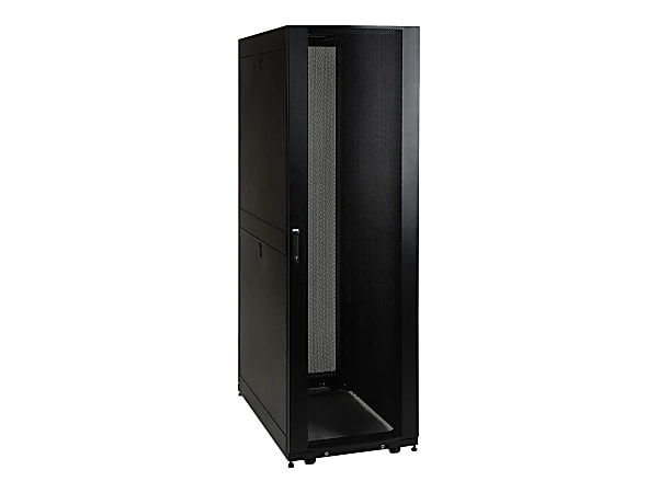 Tripp Lite 42U Rack Enclosure 32" Depth w Doors & Sides 3000lb Capacity - Rack cabinet - black - 42U - 19"