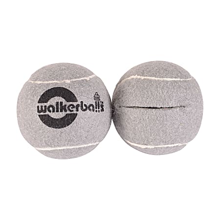 Walkerballs® Walker Tennis Ball Glides, Gray, Pack Of 2