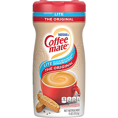Nestle® Coffee-mate® Powdered Creamer Canister, Original Lite, 11