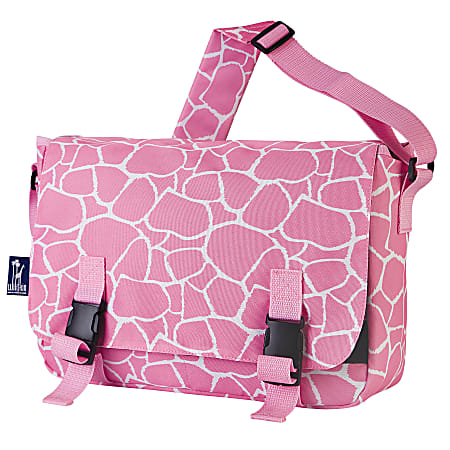 Wildkin Jumpstart Messenger Bag Pink Giraffe Office Depot