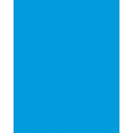 Pacon® Peacock® 100% Recycled Coated Poster Board, 22" x 28", Hot Blue, Carton Of 25