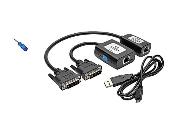 Tripp Lite DVI over Cat5/6 Active Extender Kit Transmitter/Receiver  - B140101XU
