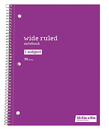 Just Basics® Wirebound Notebook, 8