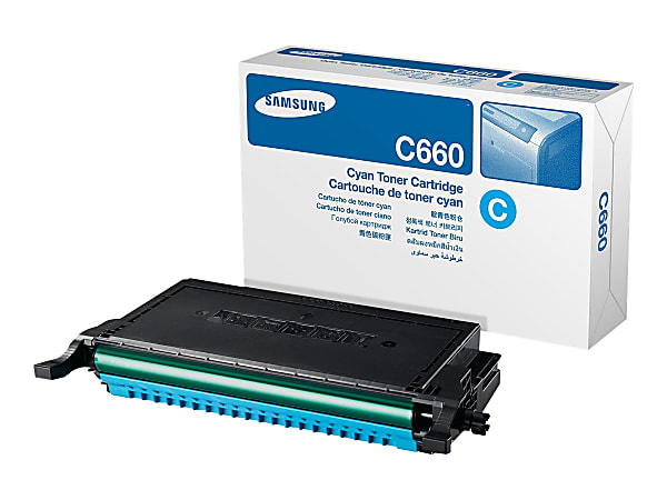 Samsung CLP-C660A Cyan Toner Cartridge
