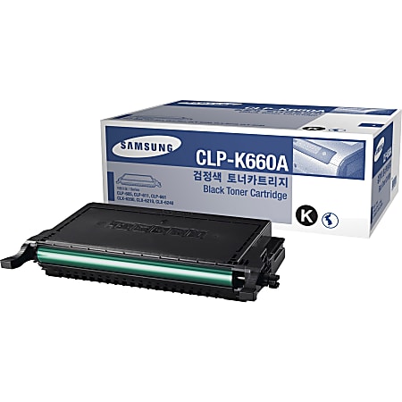 Samsung CLP-K660A Black High Yield Toner Cartridge