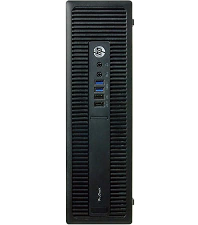 HP ProDesk 600G2 Refurbished Desktop PC, Intel® Core™ i3, 16GB Memory, 256GB Solid State Drive, Windows® 10, RF610563