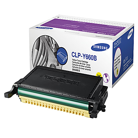 Samsung CLP-Y660B Yellow Toner Cartridge
