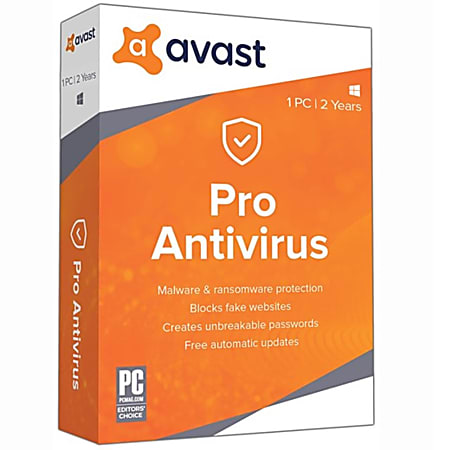 Avast Pro Antivirus 2019, 1 PC, 2-Year