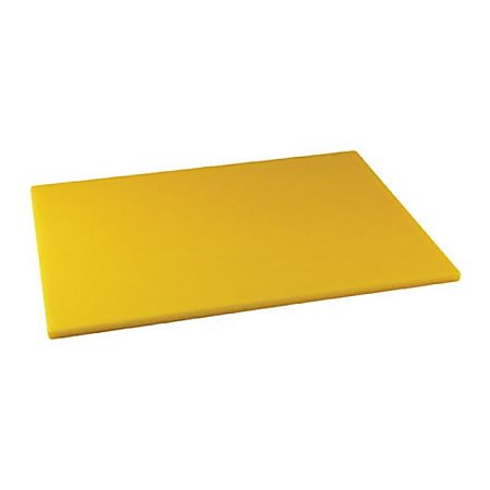 Winco Polyethylene Cutting Board, 1/2"H x 15"W x 20"D, Yellow